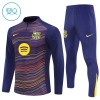 Dječji FC Barcelona Sweatshirt Za Trening Četvrt Zip 2025-26 Navy